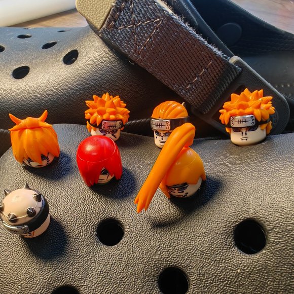 Custom Naruto Akatsuki Meme Clog Shoes- DIY modification based on Crocs